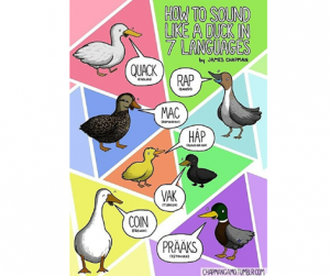 Sons et onomatopées le canard